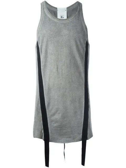 Lost & Found Rooms stripe appliqué tank top