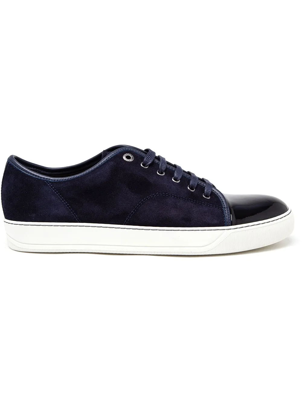 lanvin patent leather sneakers