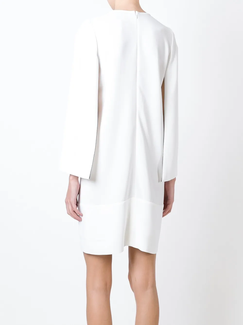 Givenchy crepe slit sleeve dress Wit