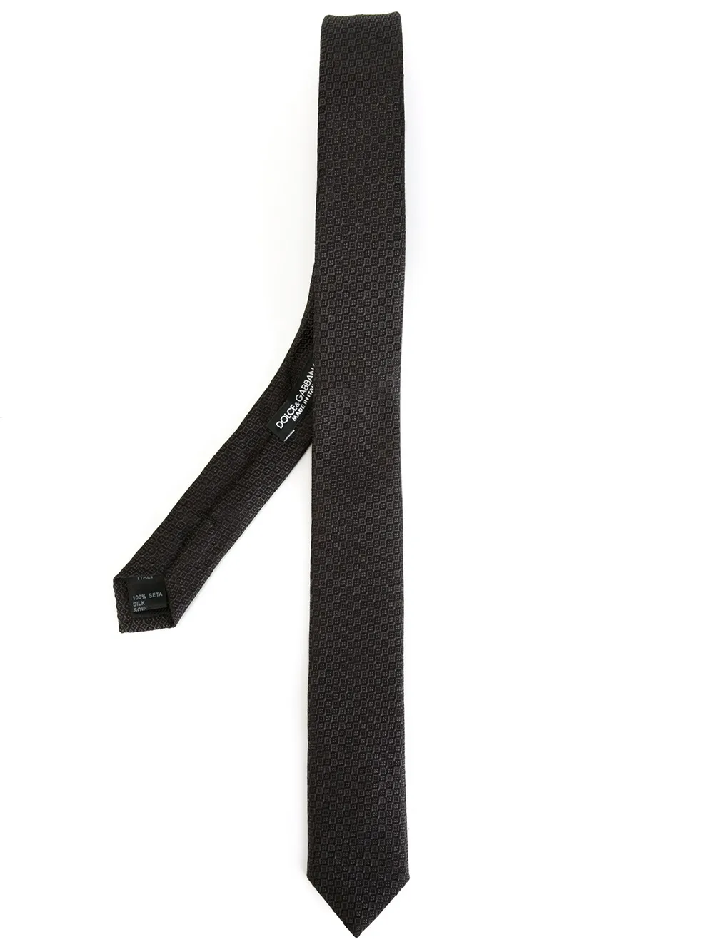 Dolce & Gabbana woven tie Zwart