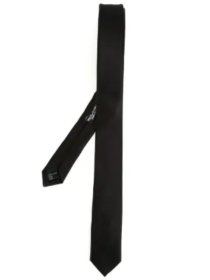 burberry black skinny tie