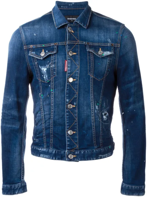 DSQUARED2 distressed denim jacket