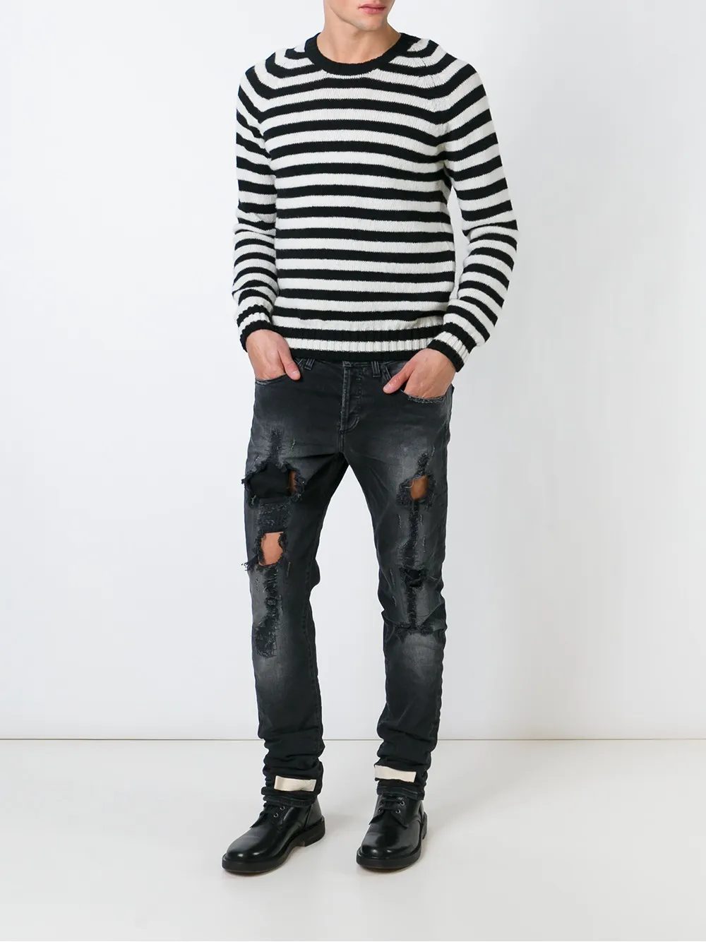 OffWhite Distressed Jeans Farfetch