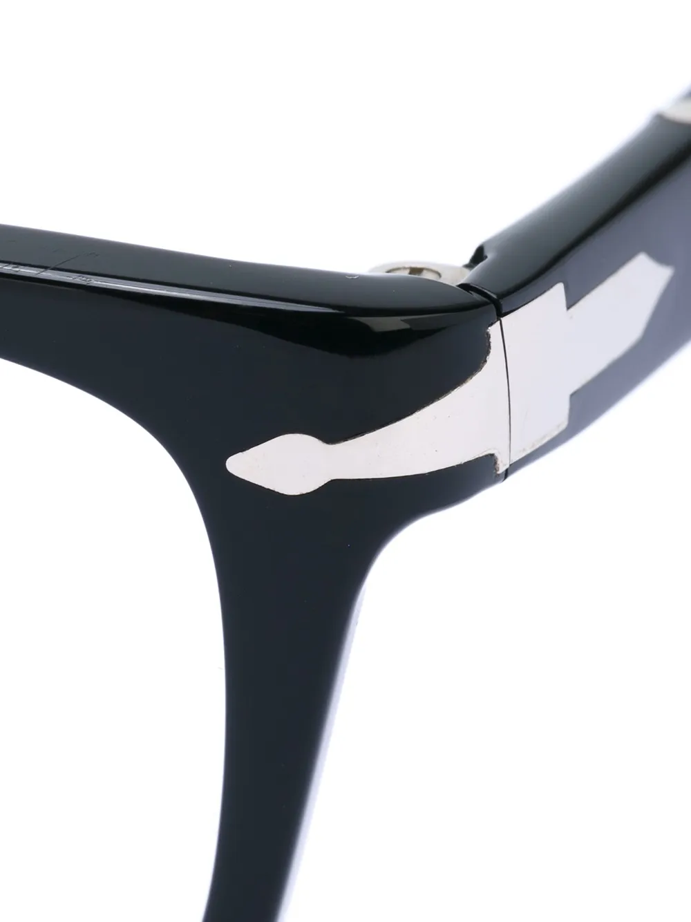 Persol rectangular frame glasses Zwart