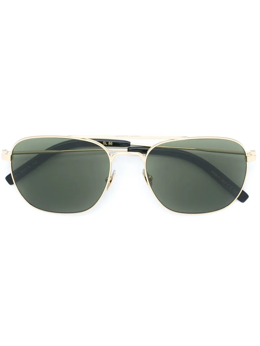 Saint Laurent Eyewear Sonnenbrille im Pilotenstil - Metallic