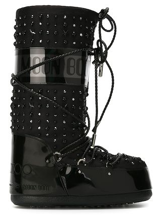 Moon Boot Jimmy Choo x Moon Boot 'MB Classic' Crystal Studded Boots - Farfetch