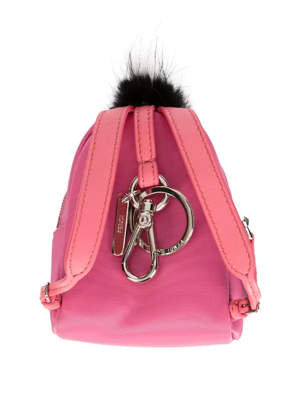 FENDI Bag Bugs Backpack Bag Charm Pink FARFETCH