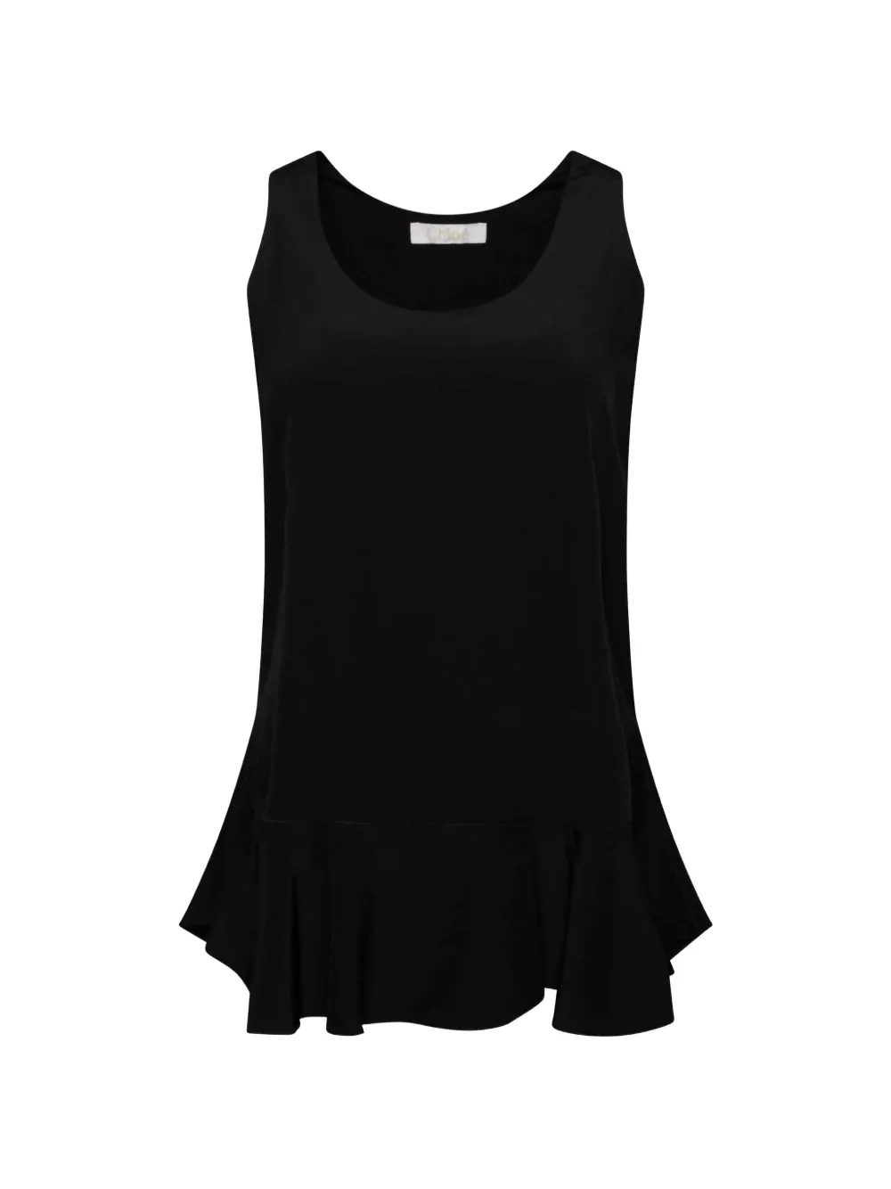 Chloé peplum top - Nero