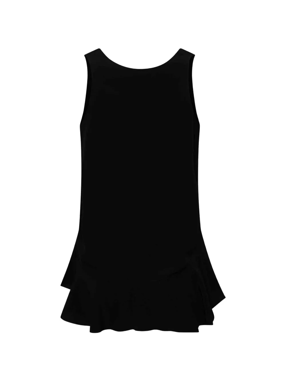  Chloé Top Mit Schößchen   Schwarz 