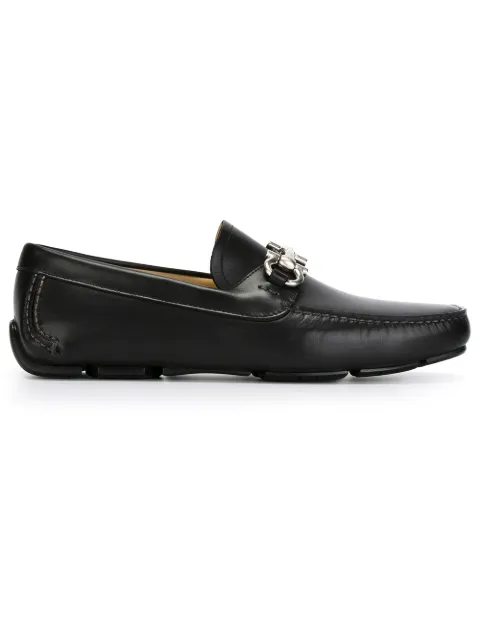 salvatore ferragamo sherman gancini bit leather loafers