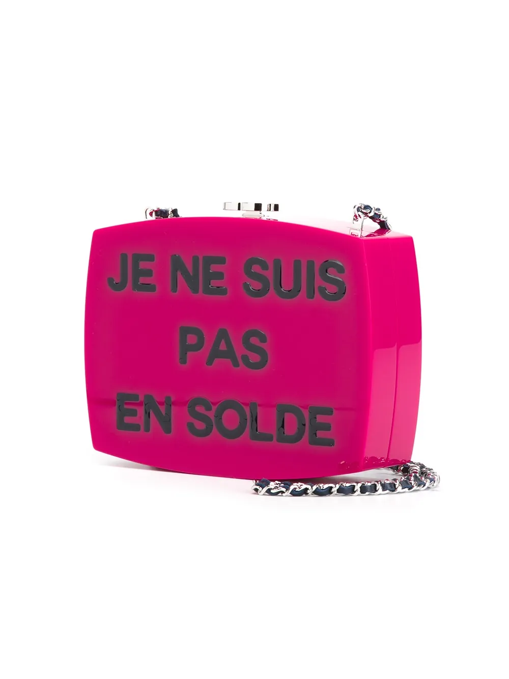 Chanel Je Ne Suis Pas En Solde Clutch