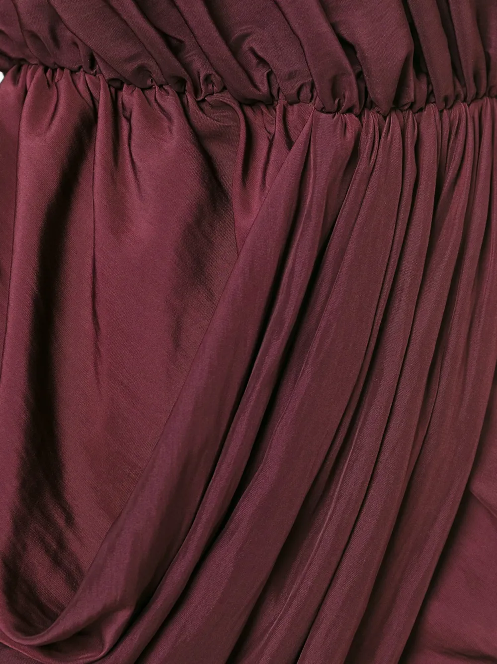 Lanvin Gedrapeerde jurk met kwastje Roze