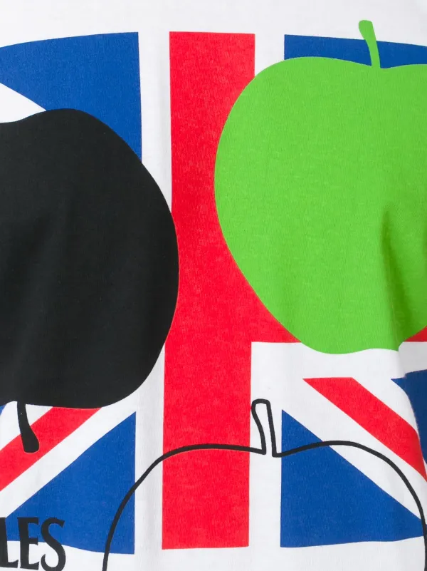 COMME des GARCONS 国内買付 The Beatles Union Jack S/S Tee The Beatles X Comme Des Garçons Union Jack Print T-shirt