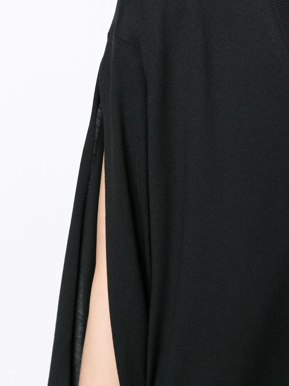 Givenchy slit sleeves sweater Zwart