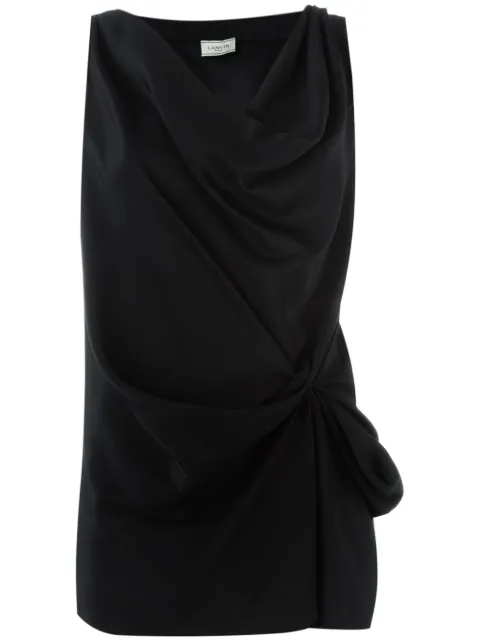 Lanvin Drapierte Bluse mit Knotendetail