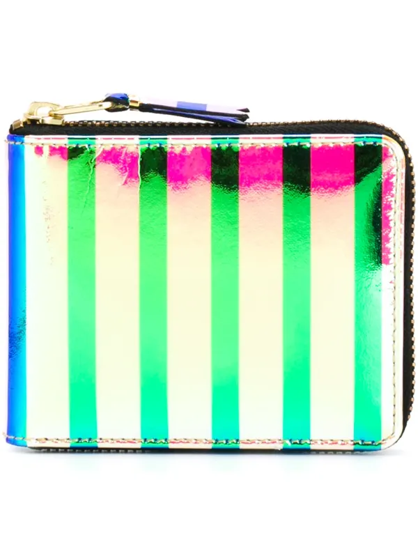 comme des garcons iridescent wallet