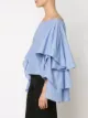 Rosie Assoulin ruffled sleeve top