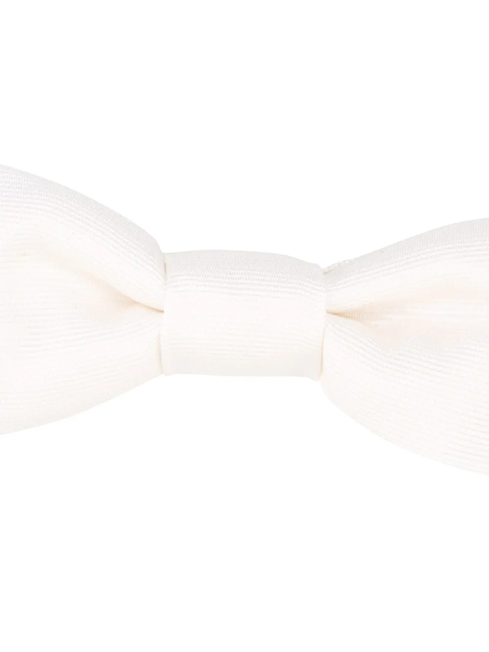 Dolce & Gabbana striped bow tie Wit