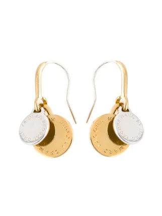 Marc By Jacobs Logo Disc Earrings Farfetch Marc By Jacobs Logo Disc Earrings