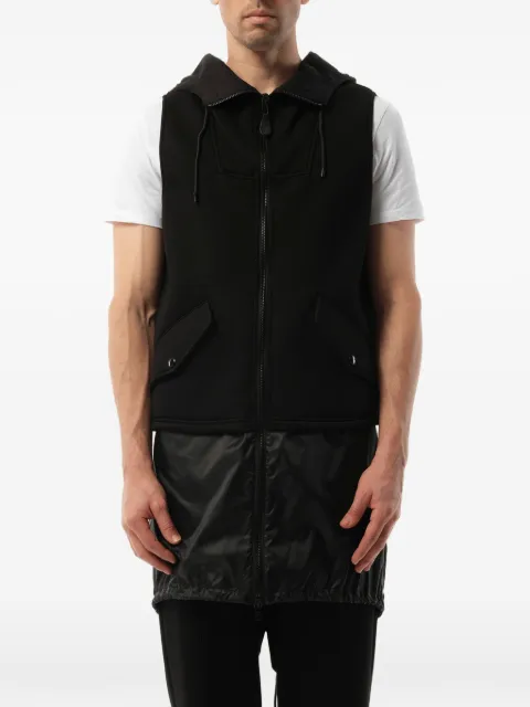 Givenchy sleeveless layered hoodie