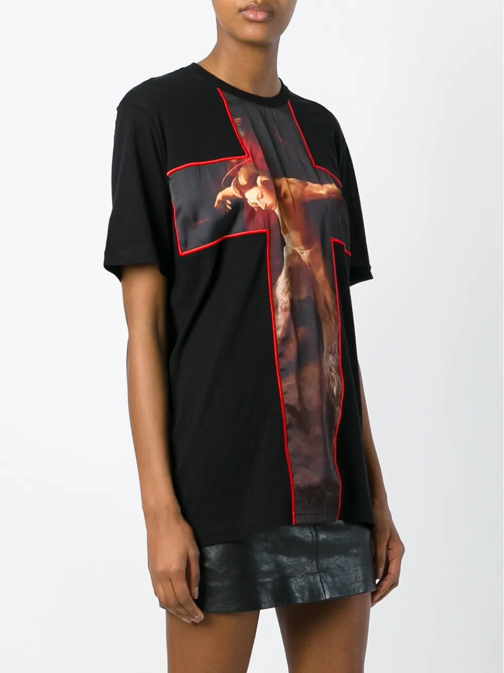 Givenchy Fauno print T-shirt Zwart