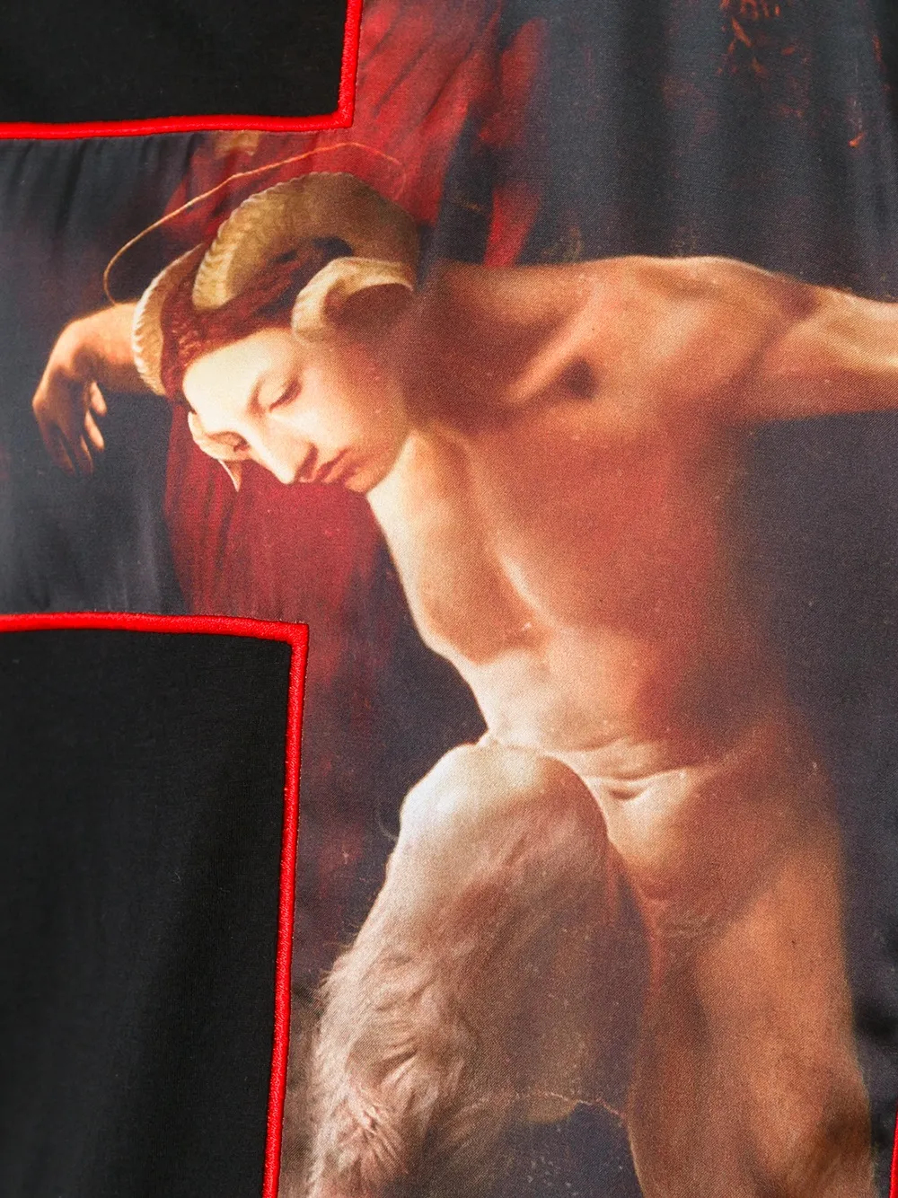 Givenchy Fauno print T-shirt Zwart