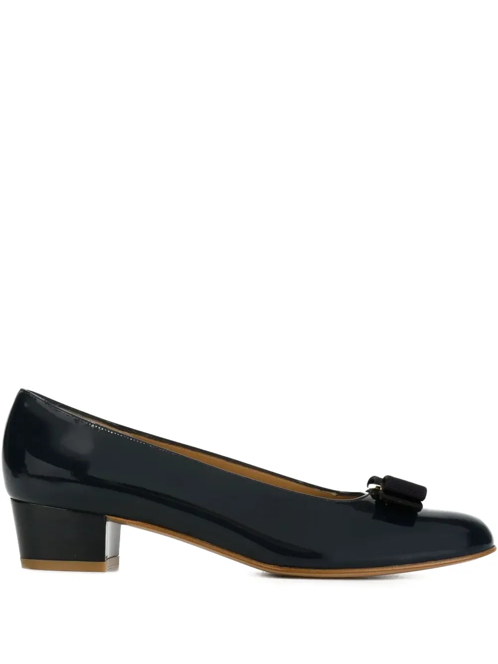 Ferragamo Vara bow pumps Blue