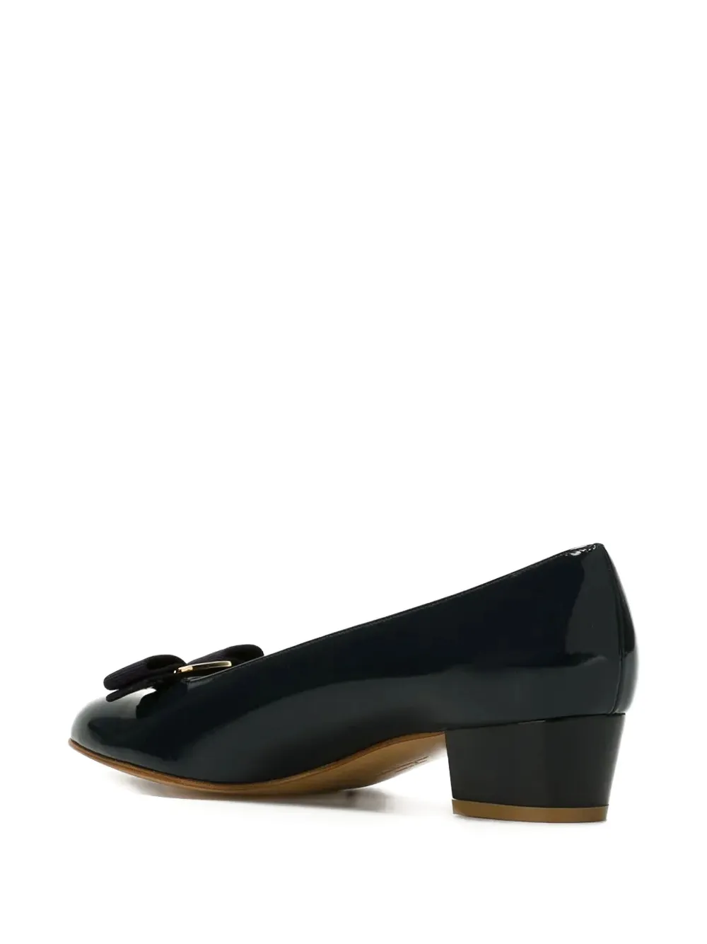 Ferragamo Vara bow pumps Blauw