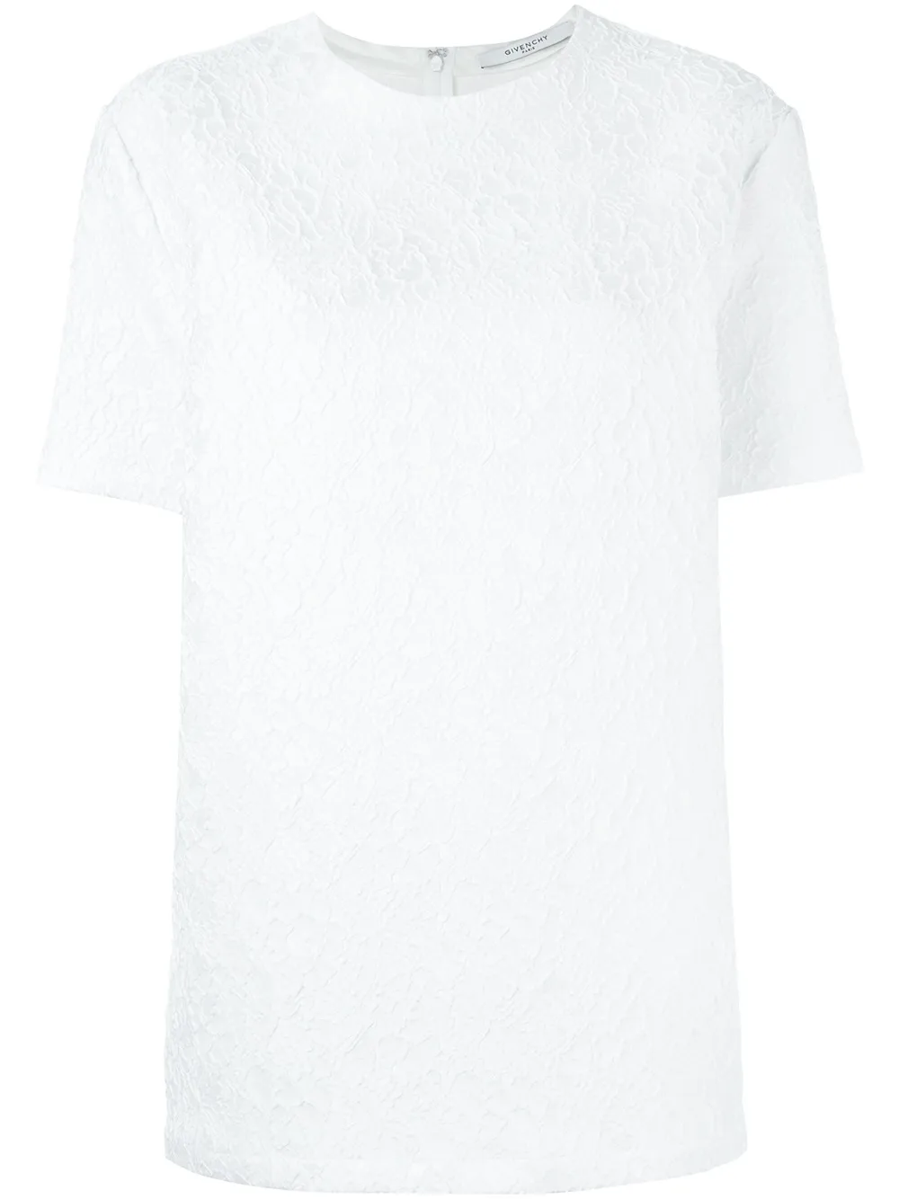 Givenchy cloqué oversized top - Bianco