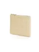 Comme Des Garçons Wallet embossed zip clutch