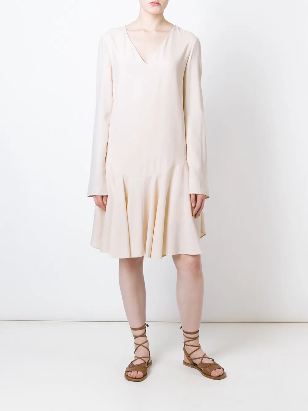  Chloé Robe à Godets - Rose 