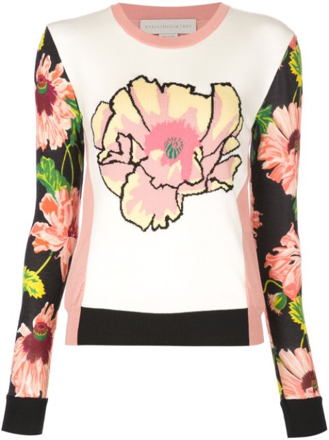 Stella McCartney Flower Intarsia Sweater - Farfetch