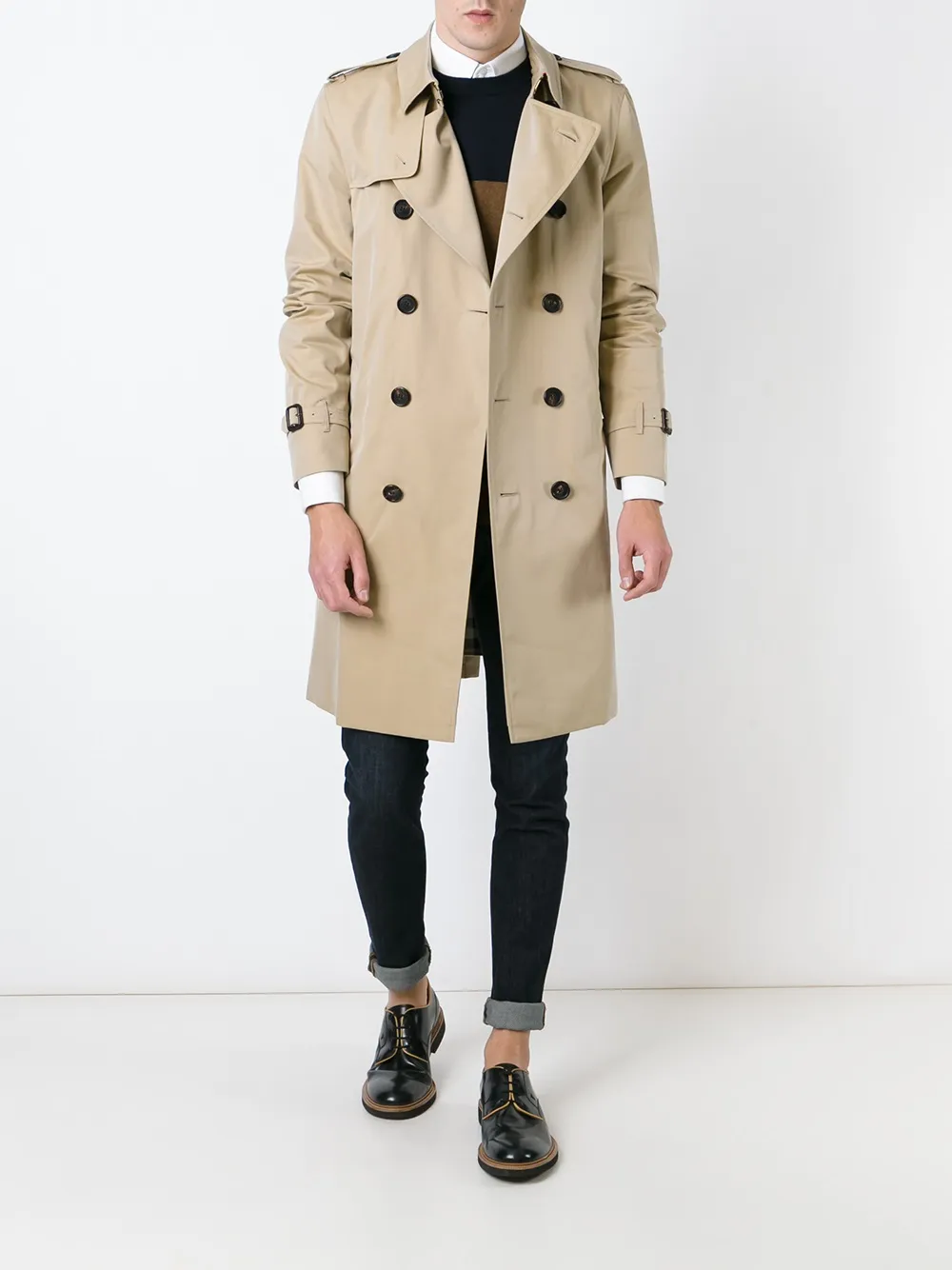 Burberry The Kensington - Long Trench Coat - Farfetch
