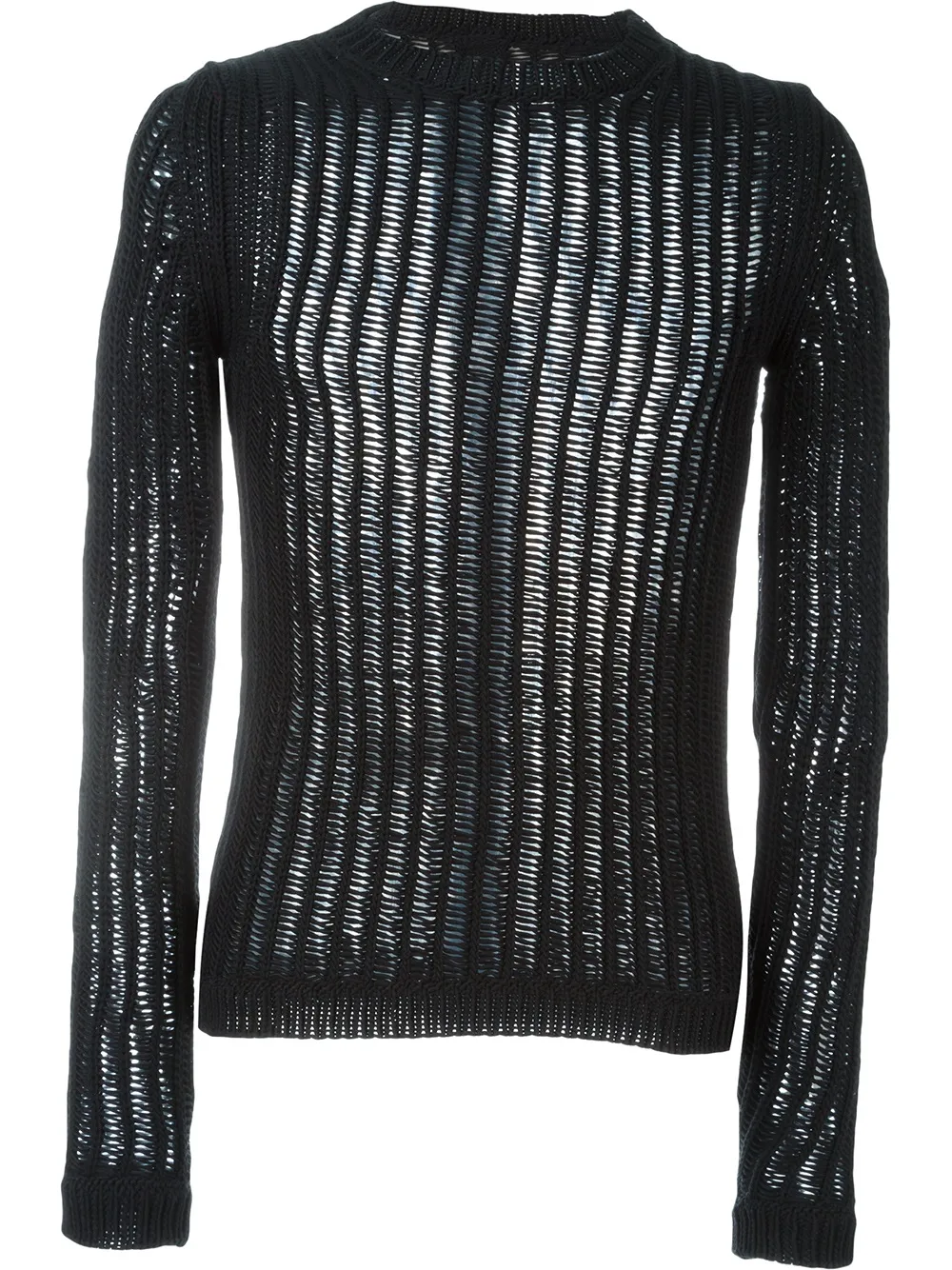 Rick Owens crew neck jumper Zwart