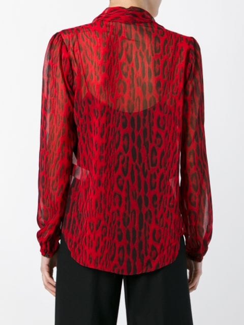 michael kors red blouse