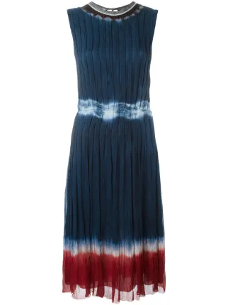 Prada tie online dye dress