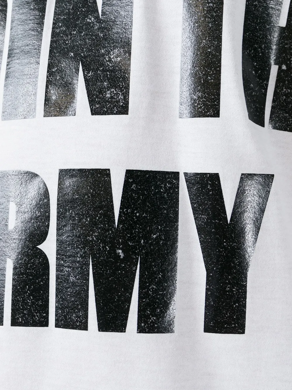 Balmain #join The Army T-shirt In White
