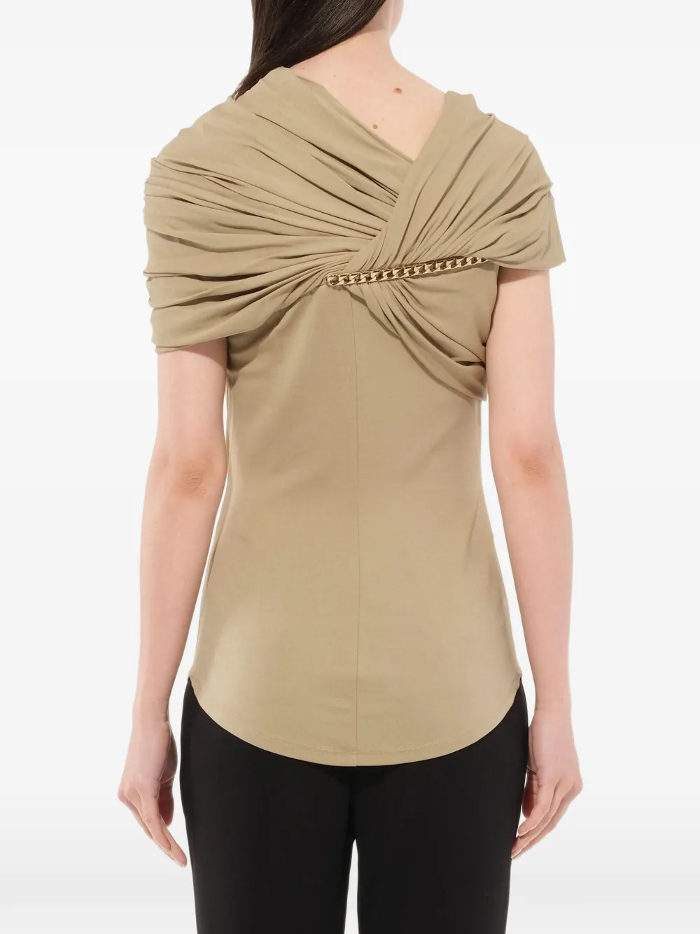 Givenchy twisted effect top Beige