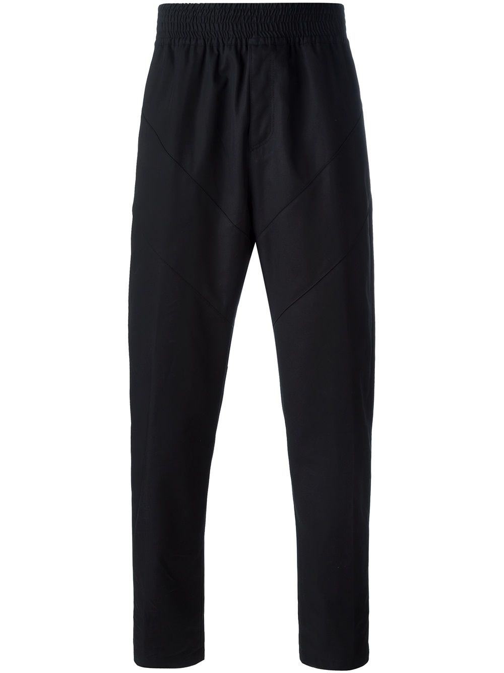 cropped tapered trousers