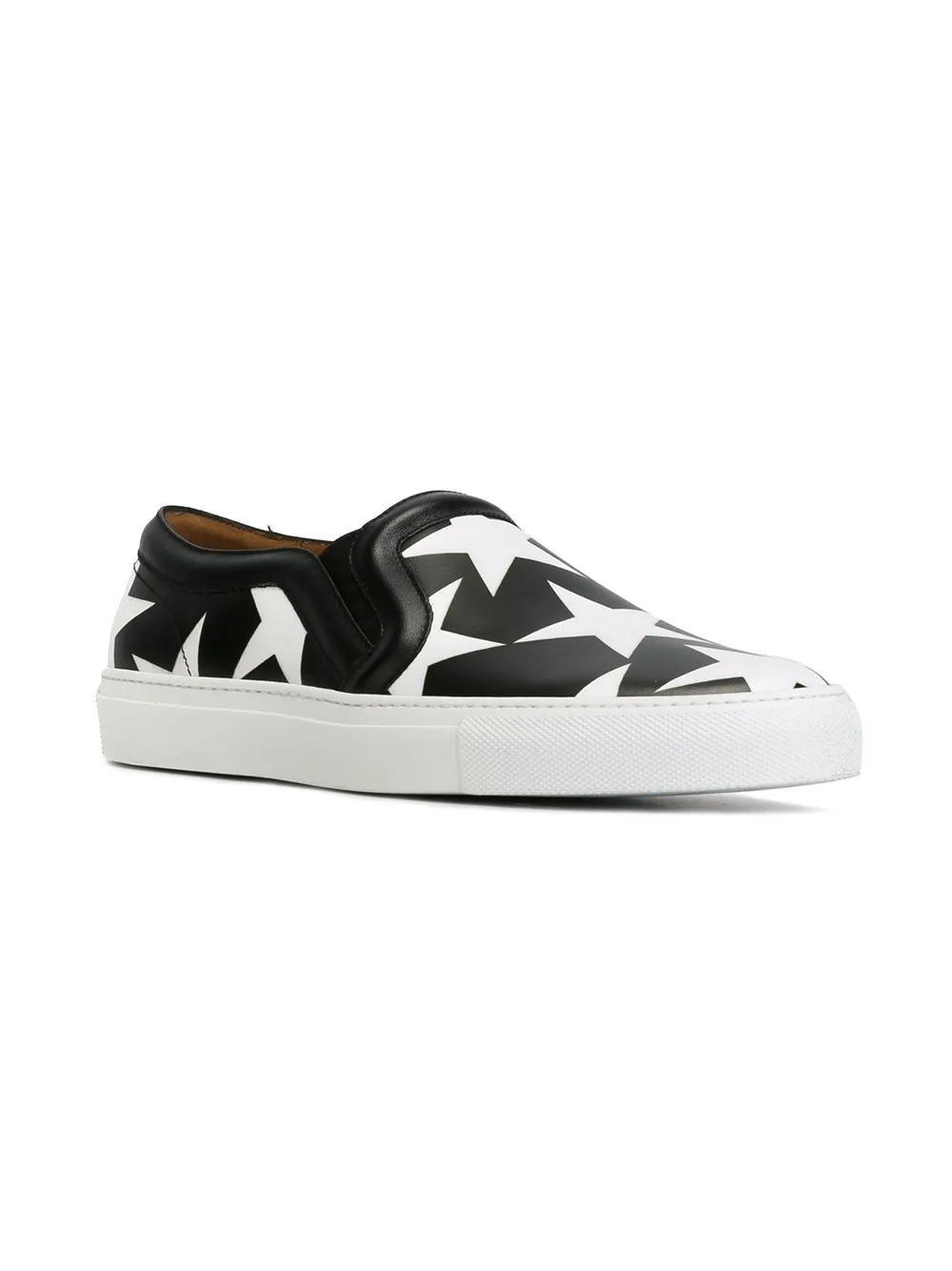 Givenchy star print slip-on sneakers Zwart