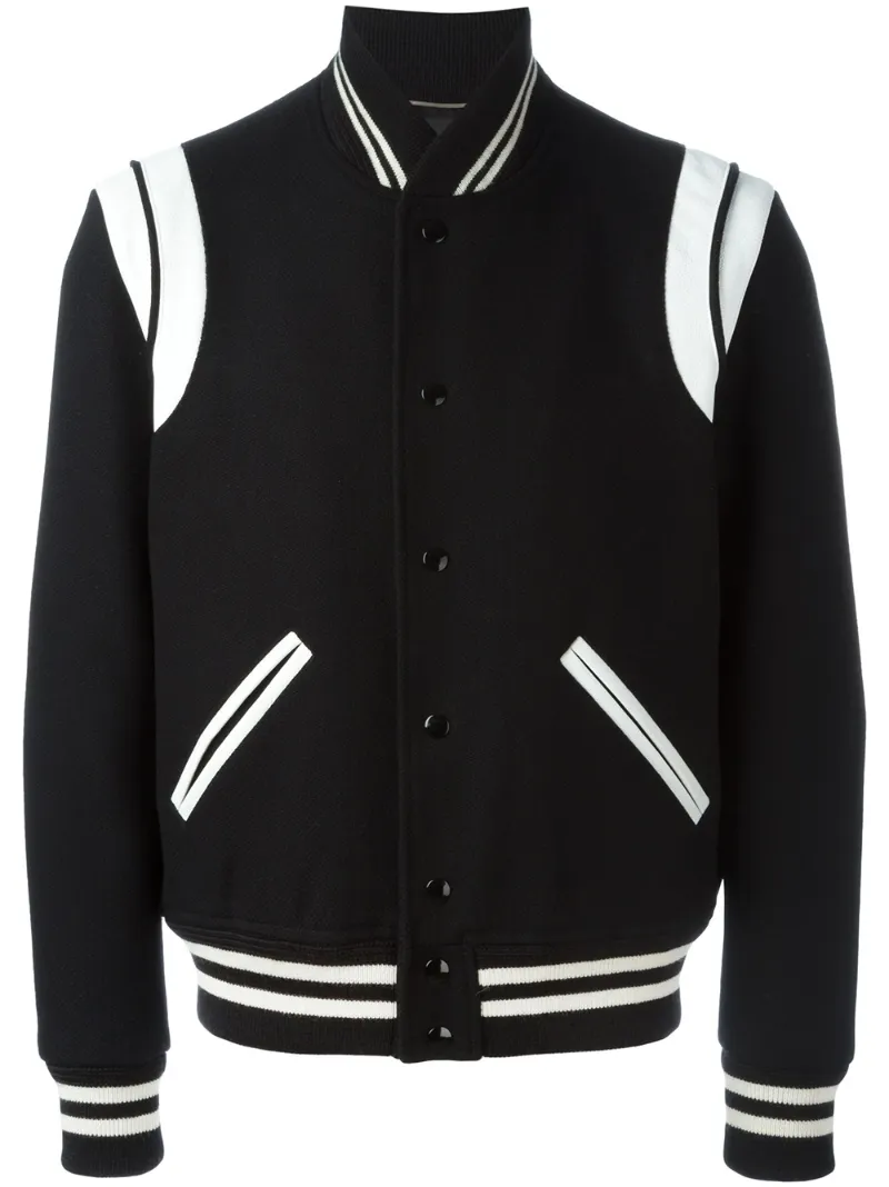 классическая университетская куртка Saint Laurent