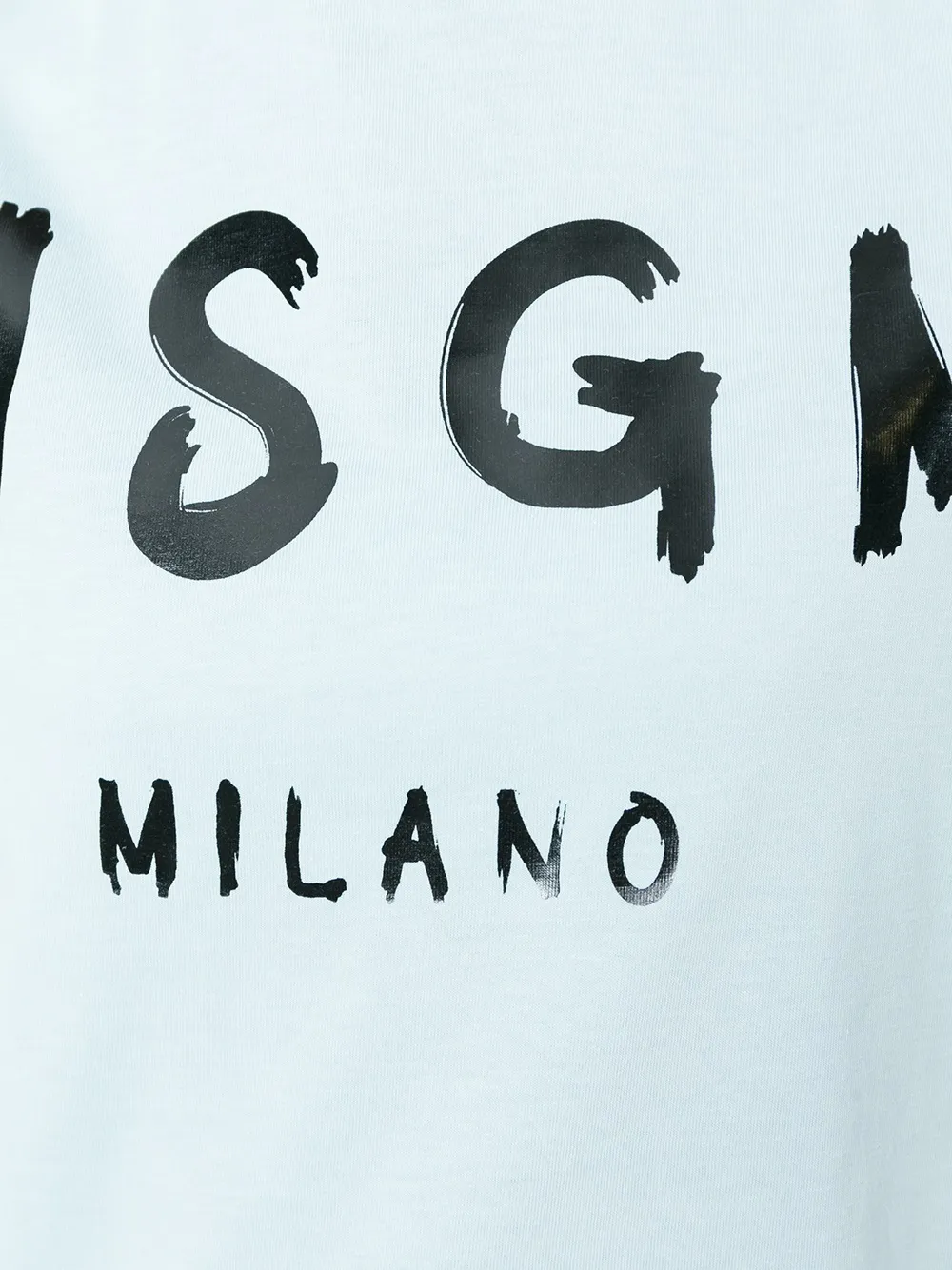 msgm logo印花t恤