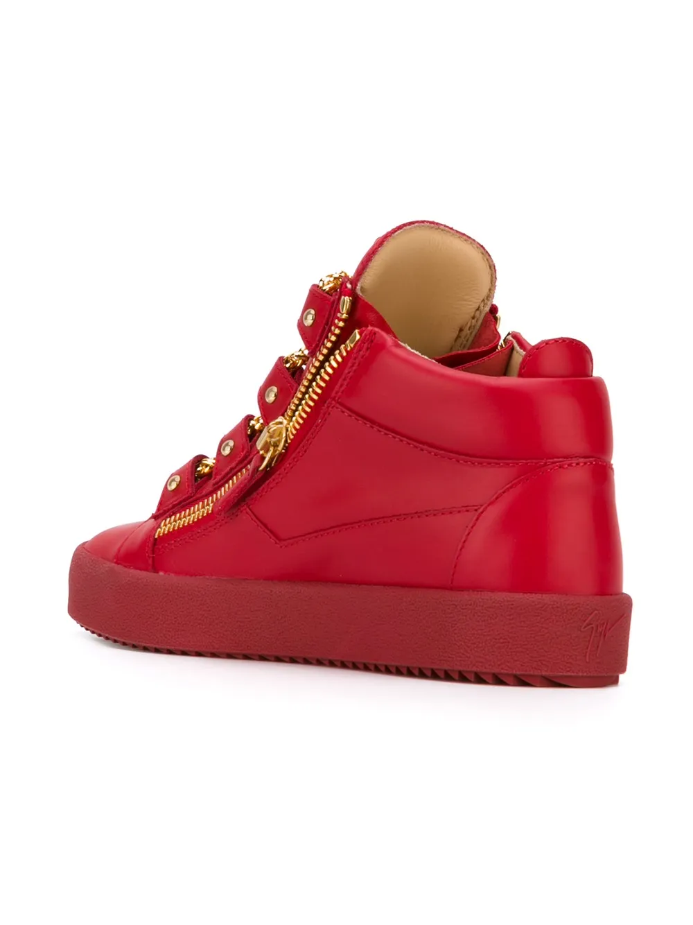 Giuseppe Zanotti 'Royce' mid-top sneakers Rood