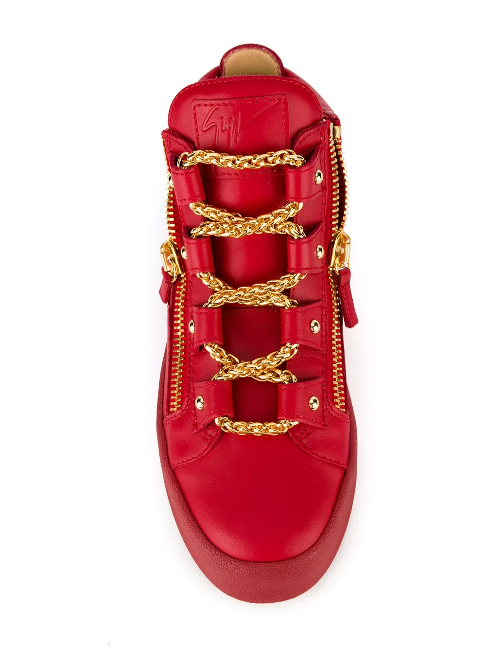 Giuseppe Zanotti 'Royce' mid-top sneakers Rood