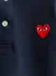 Comme Des Garçons Play Kids embroidered heart polo shirt