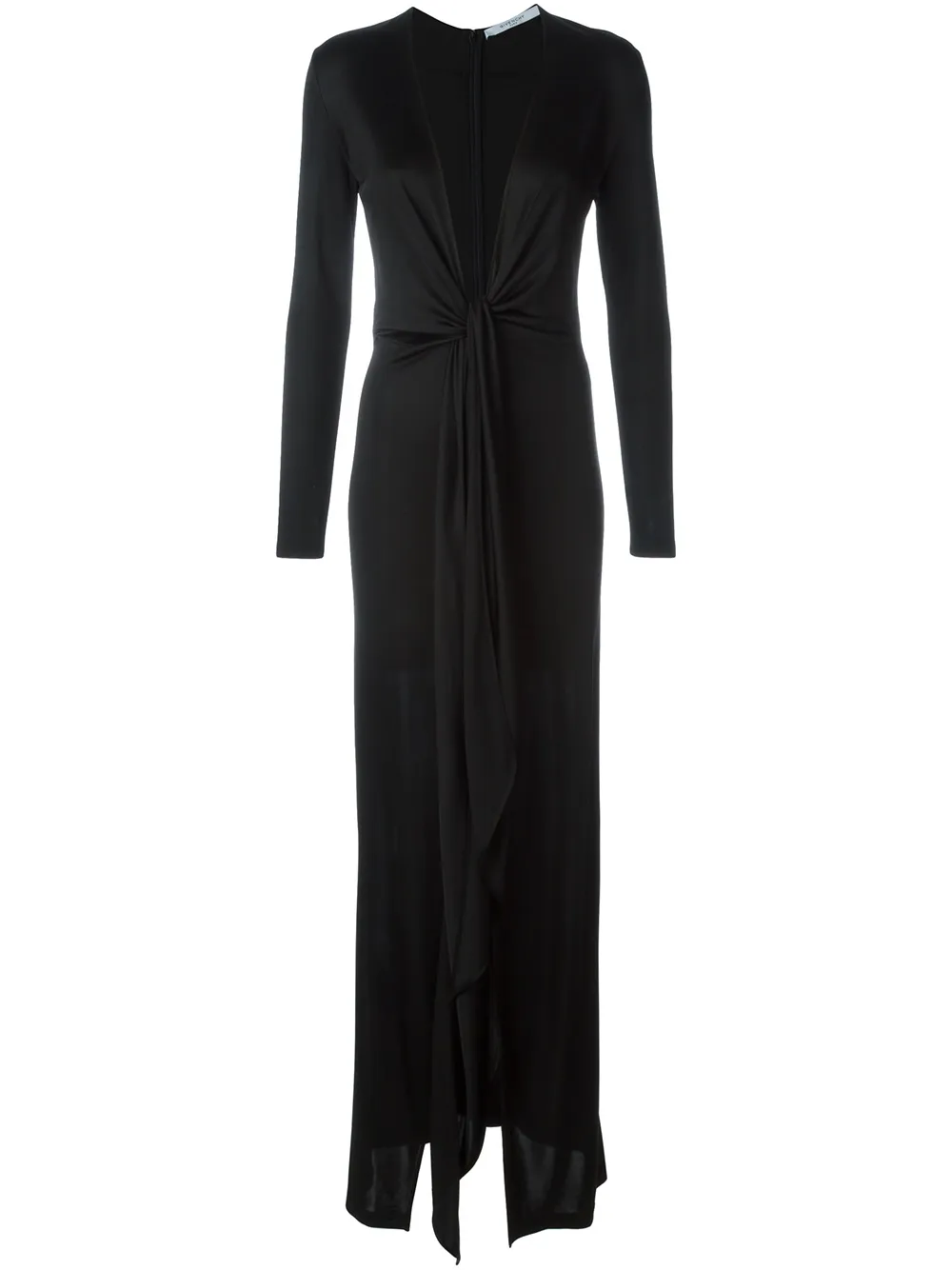 Givenchy Fließendes Abendkleid - Schwarz