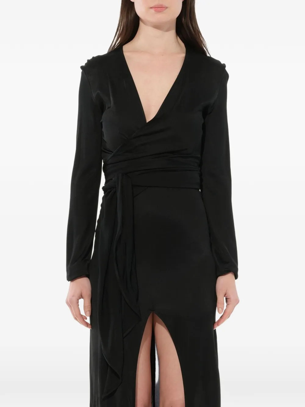  Givenchy Cardigan Long Drapé - Noir 