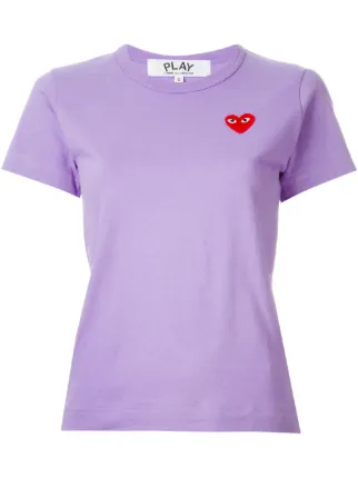 purple cdg shirt