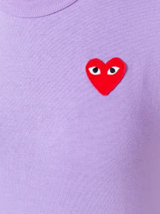 purple cdg shirt