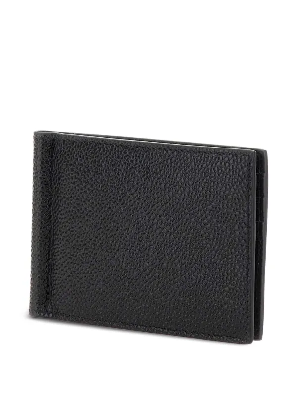 Thom Browne マネークリップ ウォレット ブラック ペブルグレイン